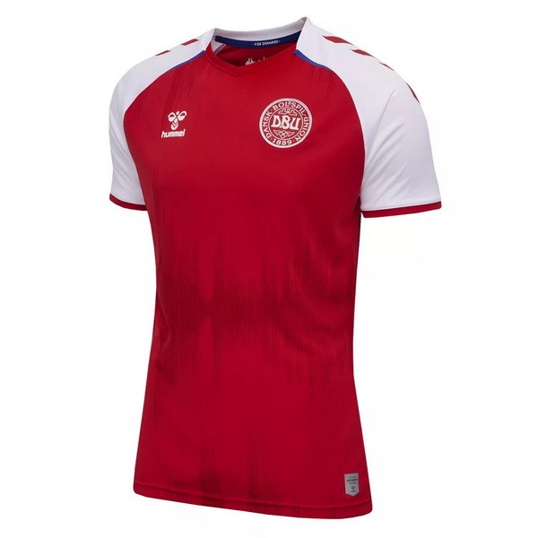 Tailandia Camiseta Dinamarca Replica Primera Ropa 2021 Rojo